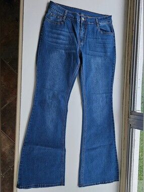 Blue Denim Jeans - Boot Cut - Women's Size 12